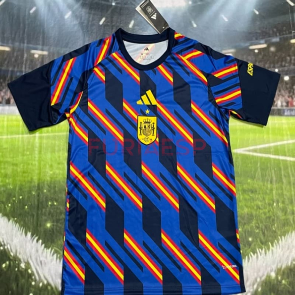 Camiseta España 2026 Pre-Match Azul
