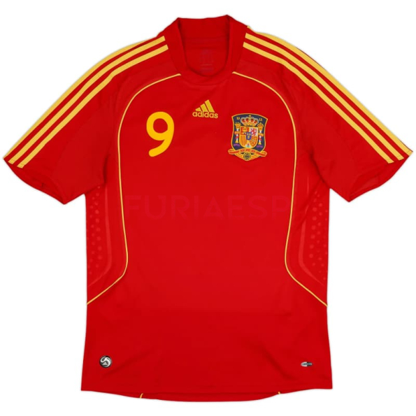 Camiseta TORRES 9 España Primera Equipación Retro 2008