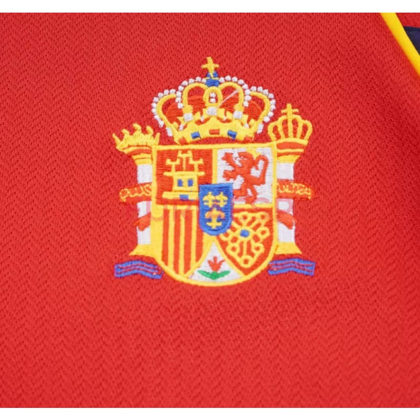 Camiseta España Primera Equipación Retro 1998 Rojo Niño Kit