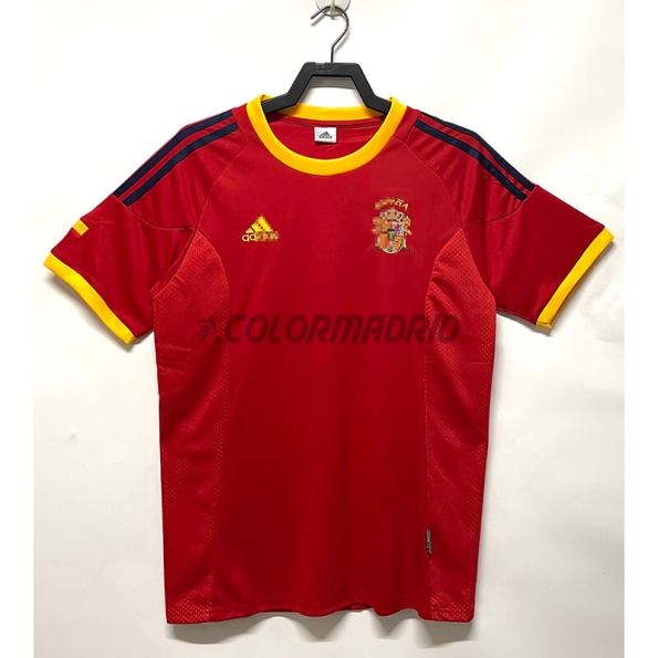 Camiseta España Primera Equipación Retro 2002