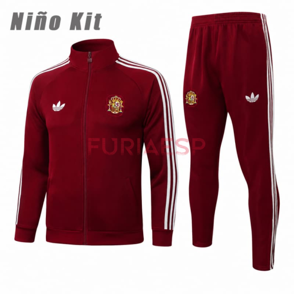 Chandal España 2026 Niño Rojo