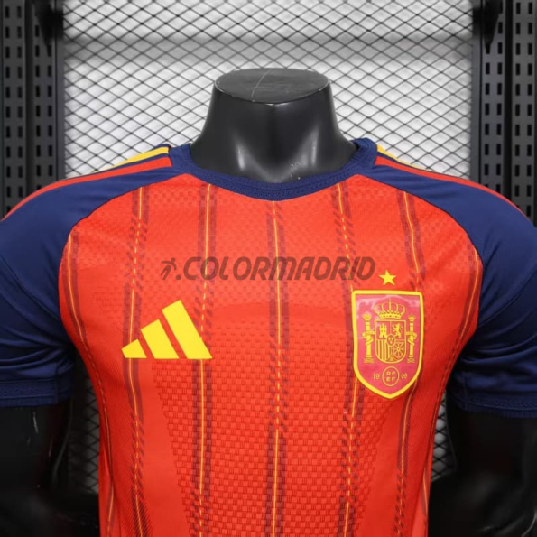 Camiseta España Primera Equipación Mundial 2026 Rojo/Azul (EDICIÓN JUGADOR)