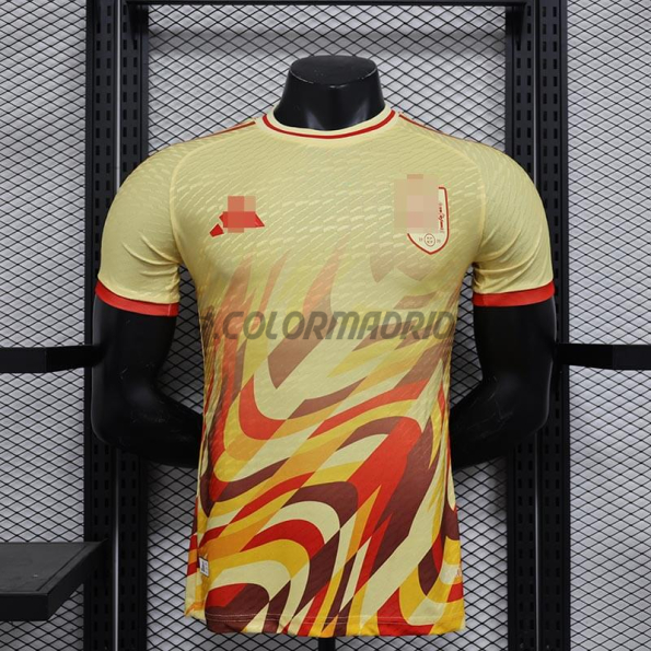 Camisetas España 2024 Amarillo Claro (EDICIÓN JUGADOR)