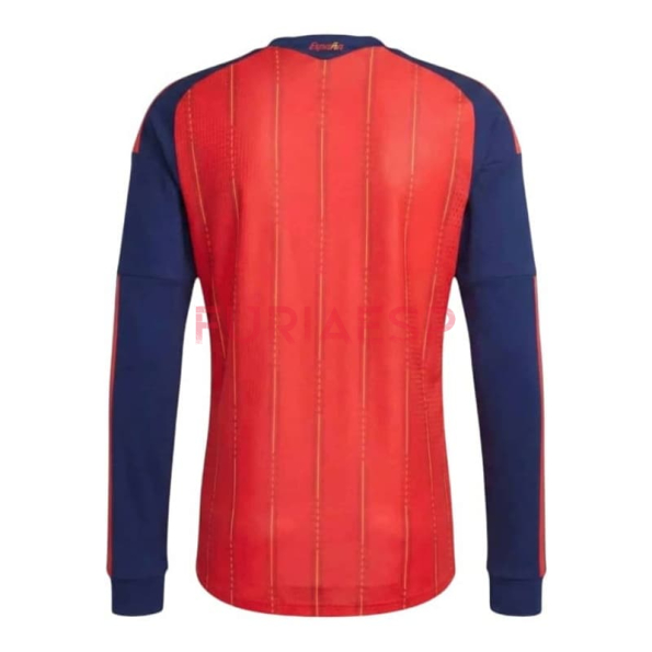 Camiseta España Primera Equipación Mundial 2026 ML Rojo/Azul 2 Estrellas