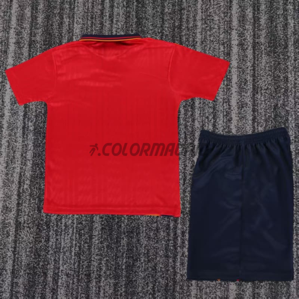 Camiseta España Primera Equipación Retro 1994 Rojo Niño Kit