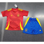 Camiseta España Primera Equipación 2024 Niño Kit
