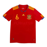 Camiseta A.INIESTA 6 España Primera Equipación Retro 2010