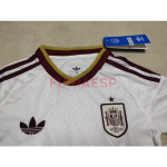 Camiseta España Segunda Equipación Mundial 2026 Blanco/Rojo Niño Kit