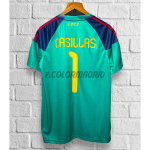 Camiseta De Portero CASILLAS 1 España Verde Retro 2010