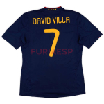 Camiseta DAVID VILLA 7 España Segunda Equipación Retro 2010