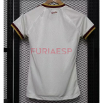 Camiseta España Segunda Equipación Mundial 2026 Blanco/Rojo Mujer (EDICIÓN JUGADOR)