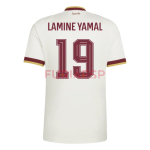 Camiseta Lamine Yamal 19 España Segunda Equipación Mundial 2026 Blanco/Rojo