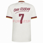 Camiseta España Segunda Equipación Mundial 2026 Edición OHH FERRAN 7 Blanco 2 Estrellas