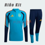Sudadera De Entrenamiento España 2026 Niño Kit Azul