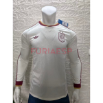 Camiseta España Segunda Equipación Mundial 2026 ML Blanco 2 Estrellas (EDICIÓN JUGADOR)