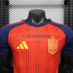 Camiseta España Primera Equipación Mundial 2026 Rojo/Azul (EDICIÓN JUGADOR)