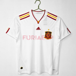 Camiseta España Segunda Equipación Retro 2011/12 Blanco
