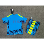 Camiseta de Portero España Primera Equipación Mundial 2026 Azul Niño Kit