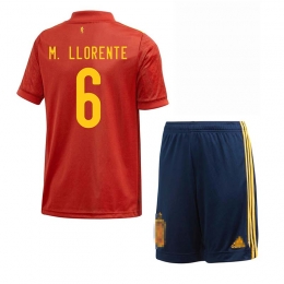 Camiseta Marcos Llorente 2020 Eurocopa Niño Kit