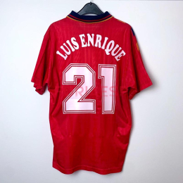 Camiseta LUIS ENRIQUE 21 España Primera Equipación Retro 1994