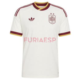 Camiseta España Segunda Equipación Mundial 2026 Blanco 2 Estrellas