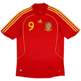 Camiseta TORRES 9 España Primera Equipación Retro 2008