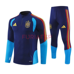 Sudadera de Entrenamiento España 2026 Kit Azul Oscuro