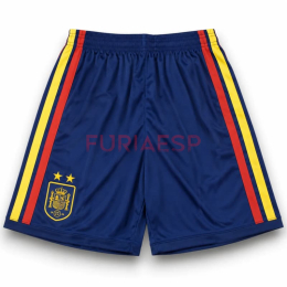 Pantalón Corto España Primera Equipación Mundial 2026 Azul 2 Estrellas