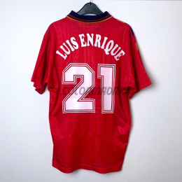 Camiseta LUIS ENRIQUE 21 España Primera Equipación Retro 1994