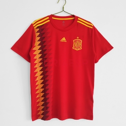 Camiseta España Primera Equipación Retro 2018