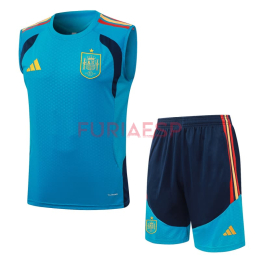 Camiseta De Entrenamiento España Sin Mangas 2026 Kit Azul Real