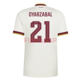 Camiseta Oyarzabal 21 España Segunda Equipación Mundial 2026 Blanco/Rojo
