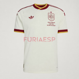 Camiseta España Segunda Equipación Mundial 2026 Blanco Edición Final
