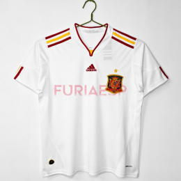 Camiseta España Segunda Equipación Retro 2011/12 Blanco
