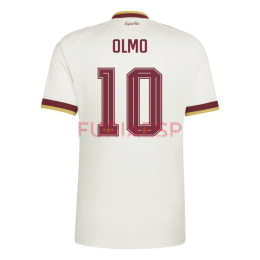 Camiseta Olmo 10 España Segunda Equipación Mundial 2026 Blanco/Rojo