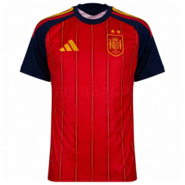 Camiseta España Primera Equipación Mundial 2026 Rojo/Azul 2 Estrellas